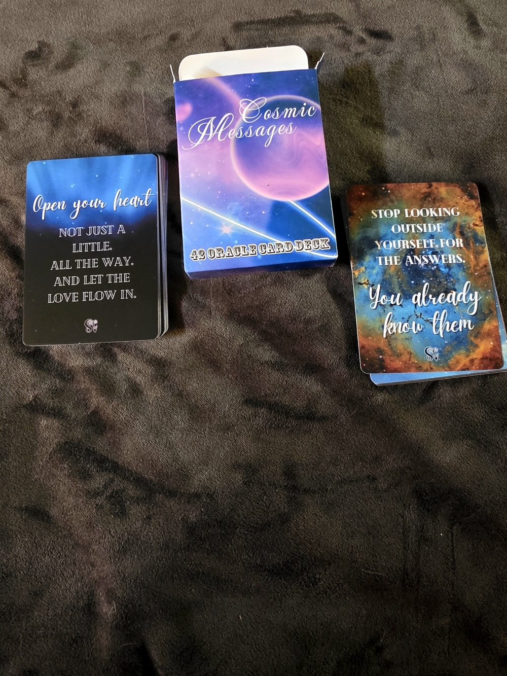 Cosmic Messages Oracle Cards 42 Cards.